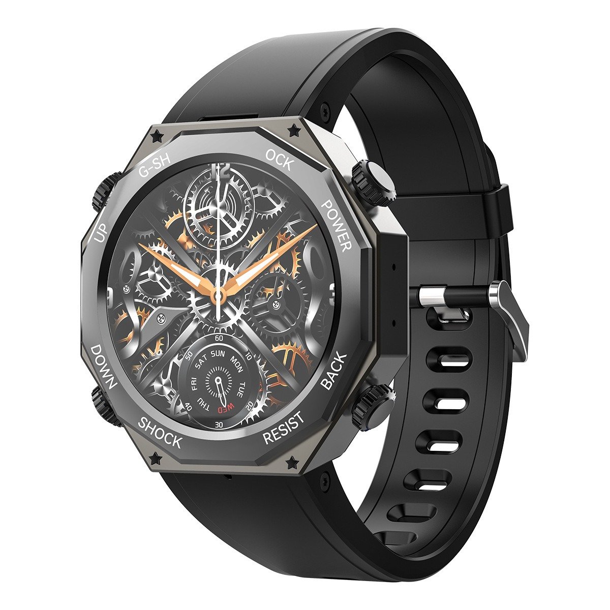M1 Rugged Sports Smart Watch 1.45 inch 600mAH Outdoor Sports 5ATM Waterproof - Image 3