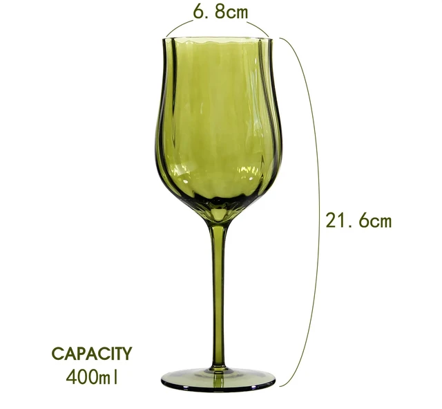 4/2/1Pcs Creative French Medieval Red Wine Glass Hand Blown Margarita Cocktail Goblet Glass Cup Dense Edges Vintage Flower Bloom - Image 8