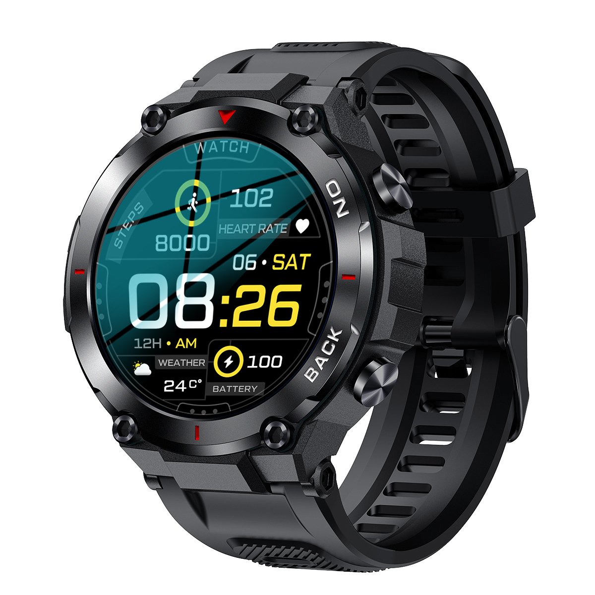 K37 smart watch GPS positioning exercise health heart rate monitoring female physiological cycle reminder - Image 10