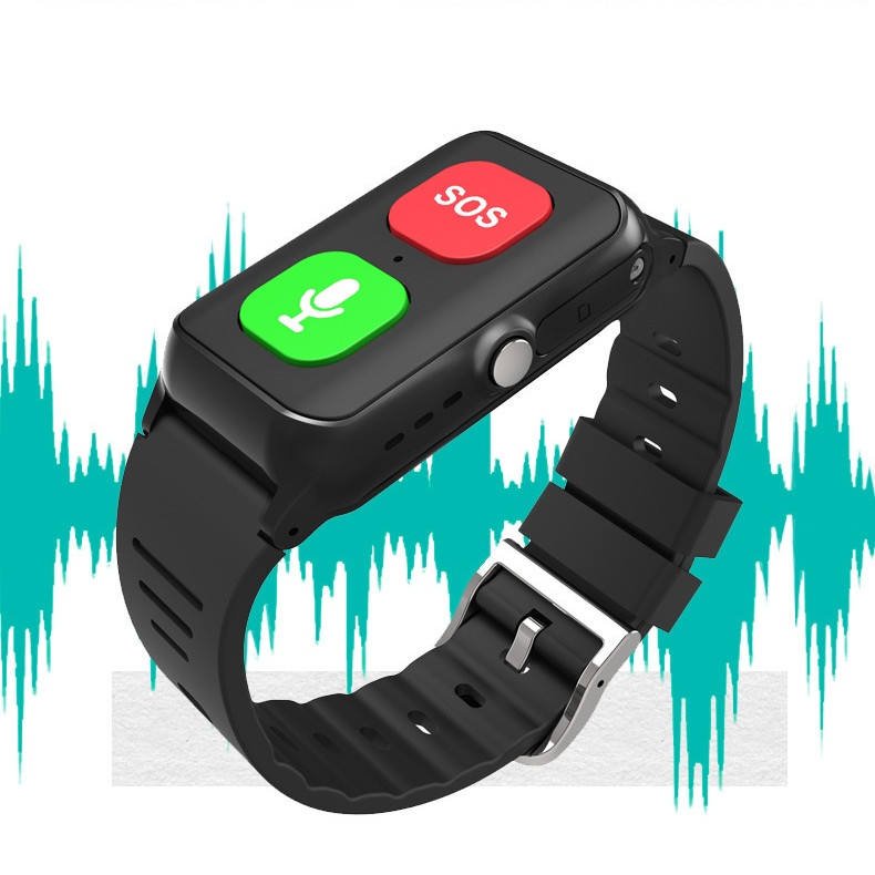 A70 Elderly GPS Positioning Watch Locator With Heart Rate Measurement Body Temperature Smart Bracelet - Image 4