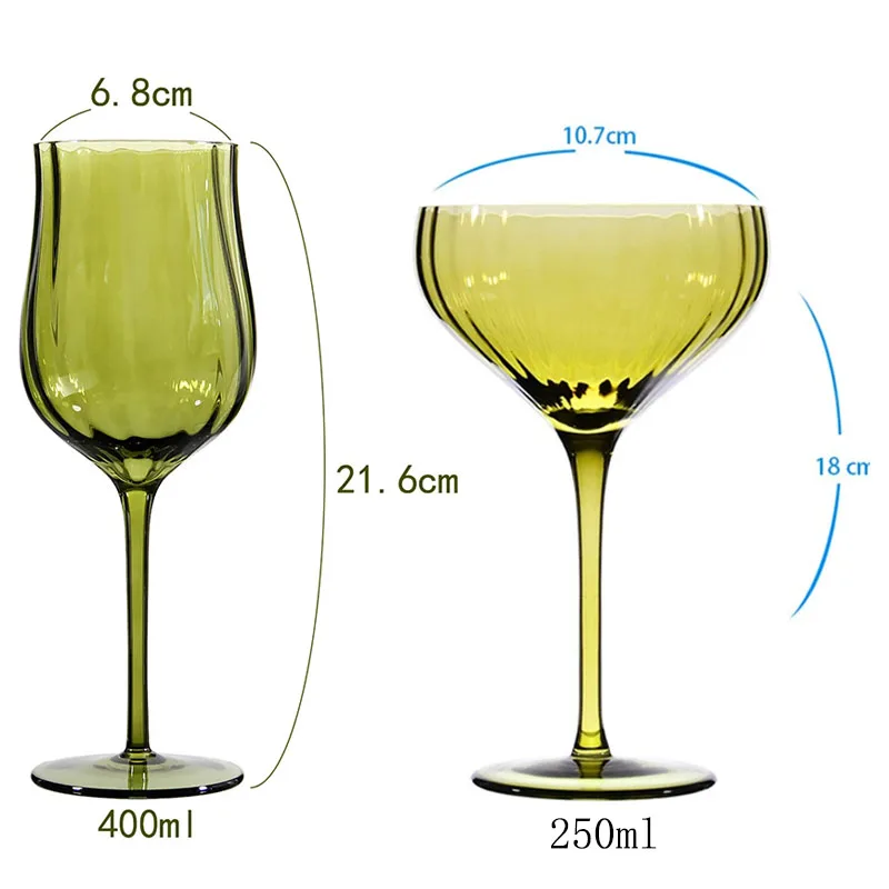 4/2/1Pcs Creative French Medieval Red Wine Glass Hand Blown Margarita Cocktail Goblet Glass Cup Dense Edges Vintage Flower Bloom - Image 6