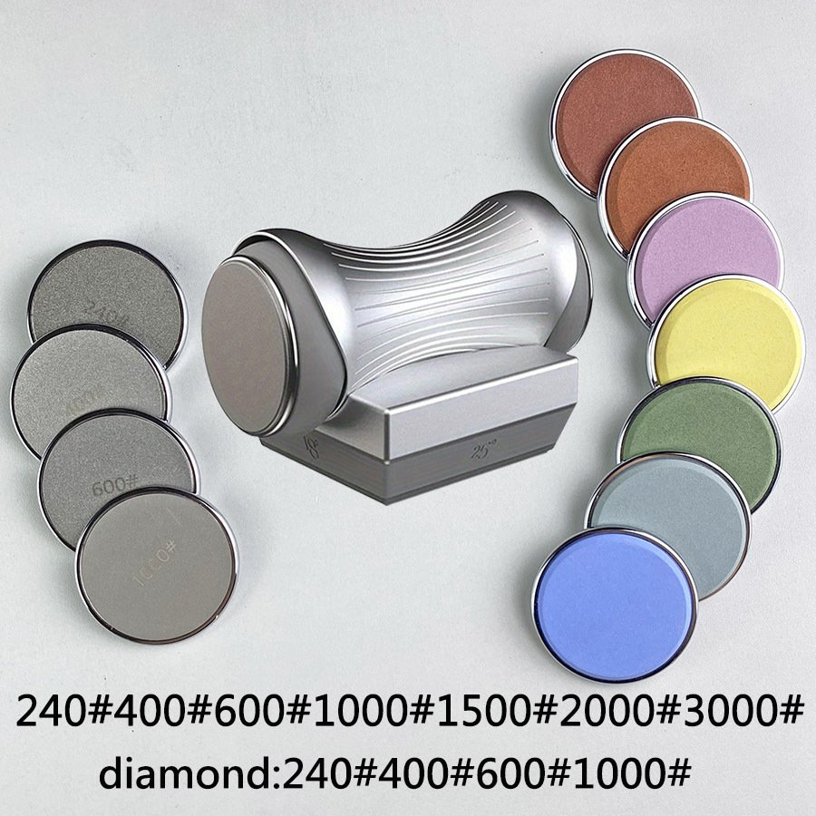 Multi-Grit Sharpening Stone Set Accessories Compatible with Roller Sharpener - Image 9