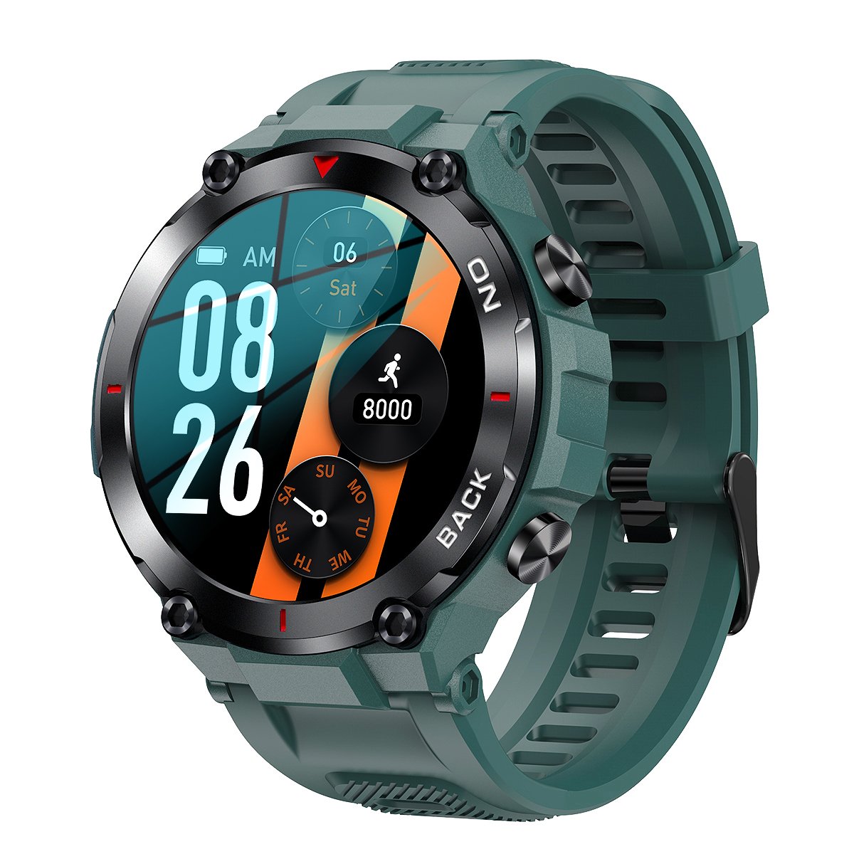K37 smart watch GPS positioning exercise health heart rate monitoring female physiological cycle reminder - Image 9