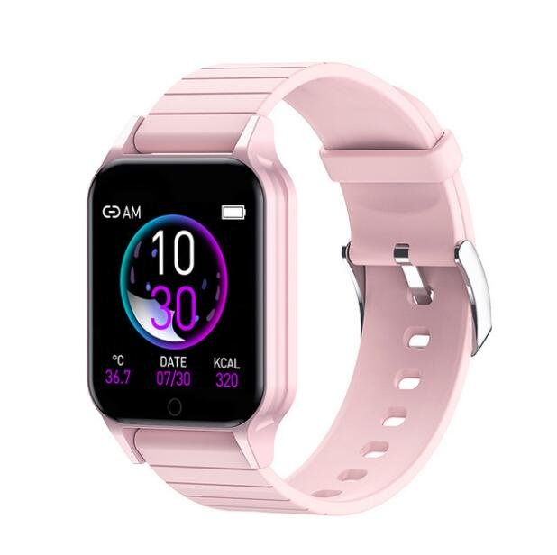 Body Temperature Smart Watch T96 Heart Rate Blood Pressure Fitness Tracker Bluetooth Smart Bracelet - Image 9