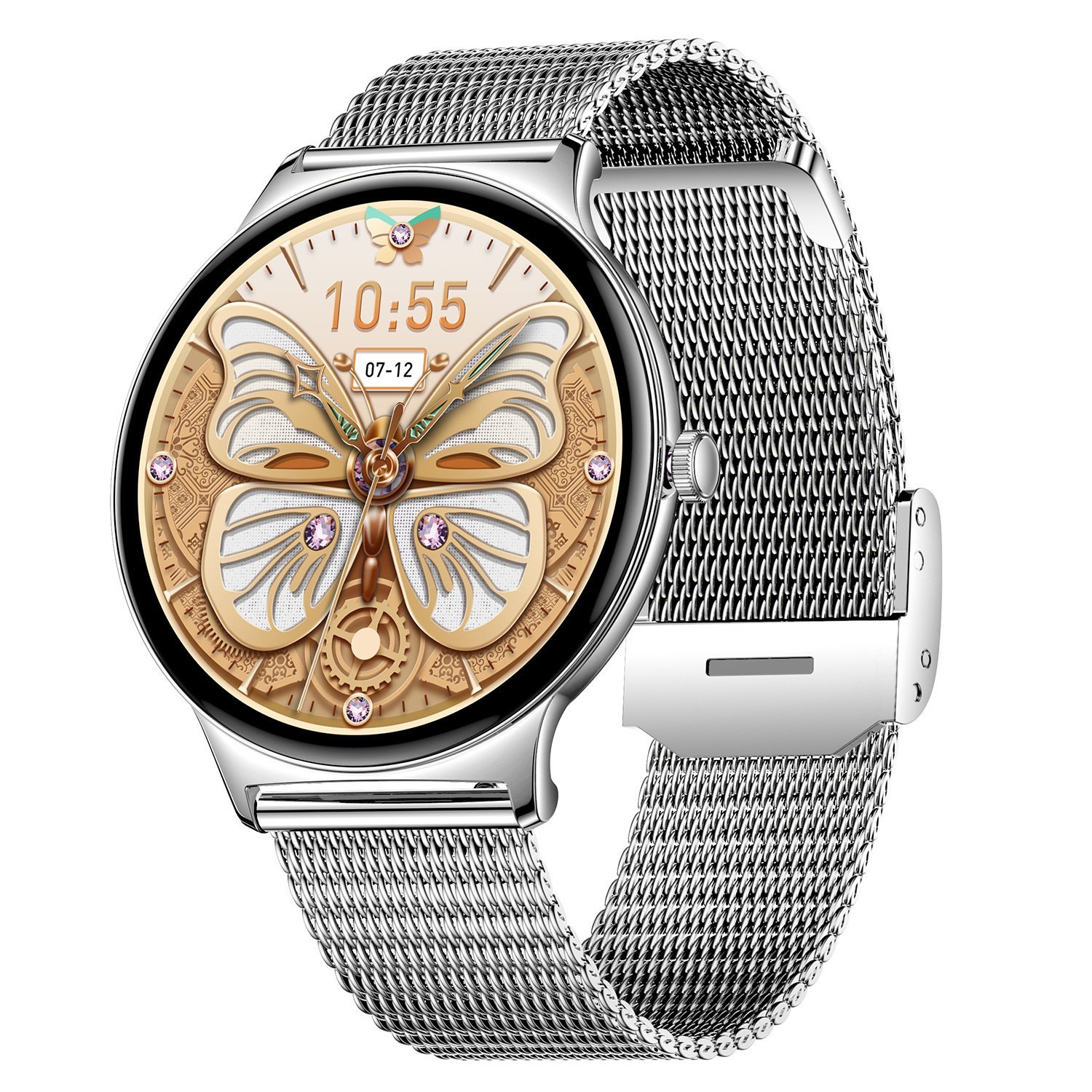V89 Smart Watch Ultra-Thin Bluetooth Calling HD Screen Sport Waterproof Message Call Reminder AMOLED - Image 8