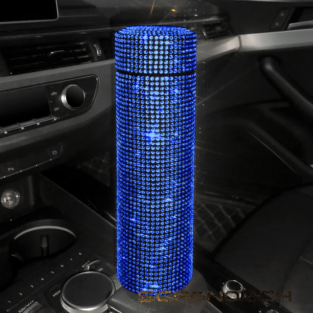 Bling Rhinestone Thermos Bottle Insulated Double Wall Stainless Steel Water Bottle Coffee Travel Car Coffee Mug Cup Vacuum Flask - Image 7