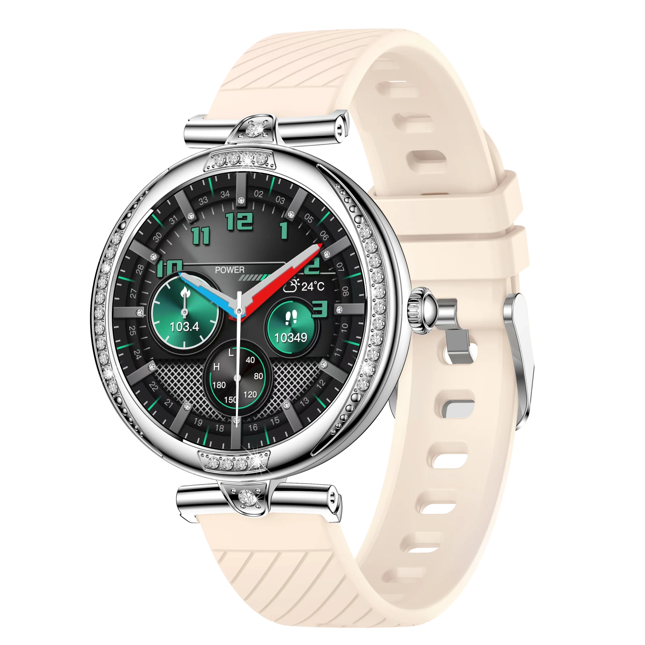 NX17 Pro Smart Watch Fashion Dimanond Ladies Wristwatch Amoled Bluetooth Calling Health Monitoring Women Fitness Smartwatch - Image 2