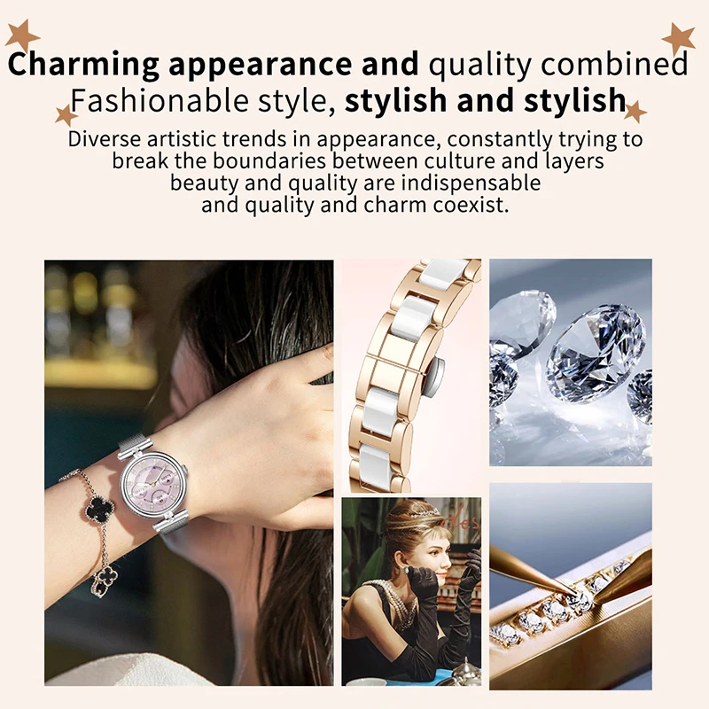 AK62 Smart Watch Women 1.09 Inch HD Screen Custom Watch Face Sports Fitness Tracker Bluetooth Call Lady Smartwatch 2024 - Image 4