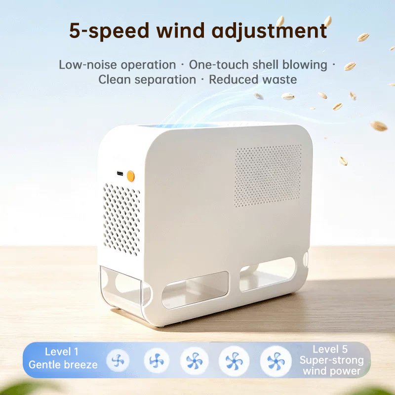 Electric Bird Seed Shell Remover – Adjustable Speed, Easy Clean Peeling Machine - Image 6