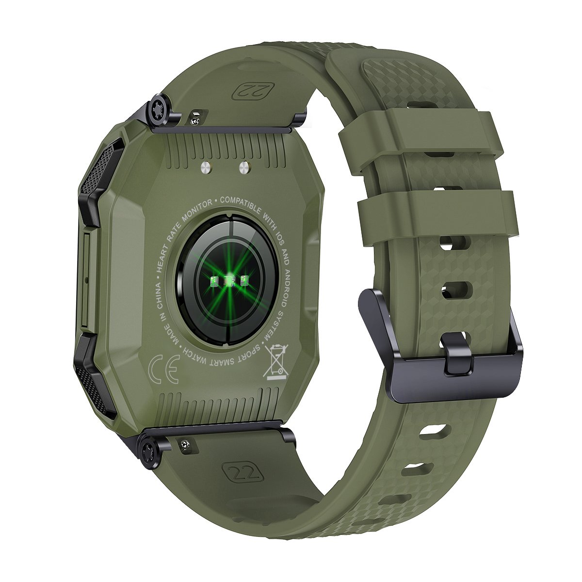K55 outdoor three-proofing smart watch 1.85-inch large screen Bluetooth phone large battery dynamic heart rate - Image 5