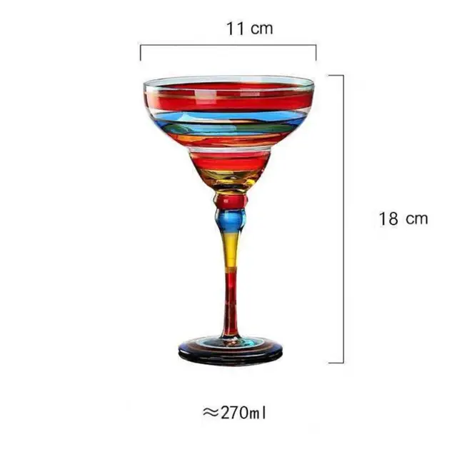Colorful Wine Glasses Cups Cocktail Goblet Champagne Cup Glasses Bar Party Home DrinkWare Wedding Gifts Kitchen Accessories NEW - Image 10
