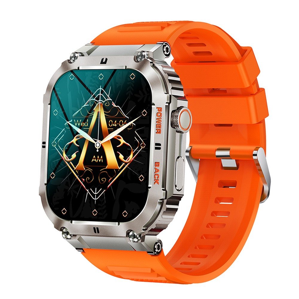 K57PRO call smart watch 1.96 inch IPS square screen all day heart rate monitoring blood pressure blood oxygen super long standby - Image 5