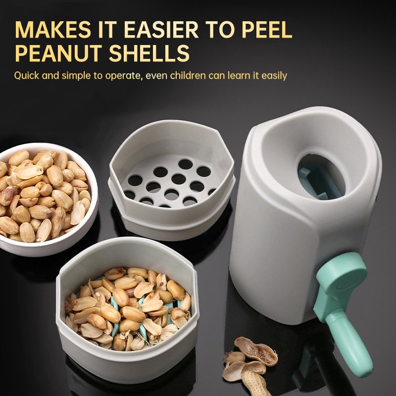 Hand-operated Peanut Shelling Tool for Peanuts and Pistachios, Kitchen Gadget for Shelling and Peeling - Image 5
