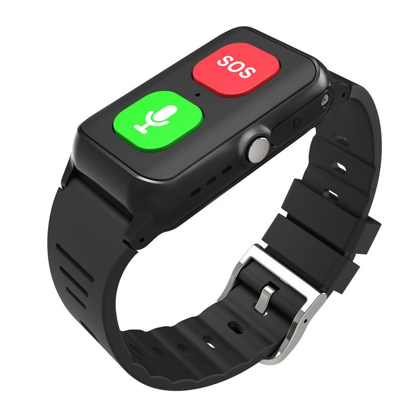 A70 Elderly GPS Positioning Watch Locator With Heart Rate Measurement Body Temperature Smart Bracelet - Image 3