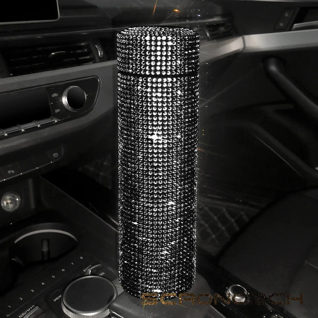 Bling Rhinestone Thermos Bottle Insulated Double Wall Stainless Steel Water Bottle Coffee Travel Car Coffee Mug Cup Vacuum Flask - Image 10