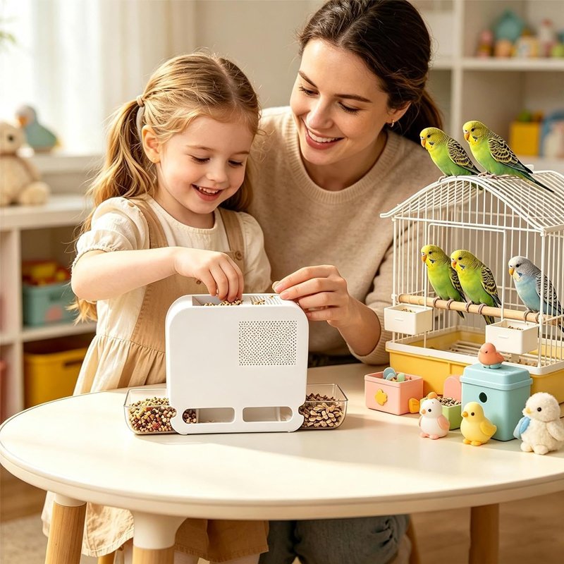 Electric Bird Seed Shell Remover – Adjustable Speed, Easy Clean Peeling Machine - Image 3