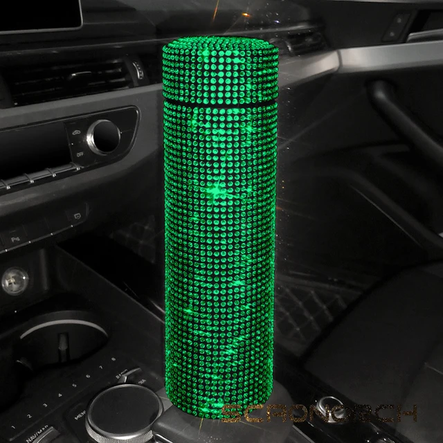 Bling Rhinestone Thermos Bottle Insulated Double Wall Stainless Steel Water Bottle Coffee Travel Car Coffee Mug Cup Vacuum Flask - Image 9