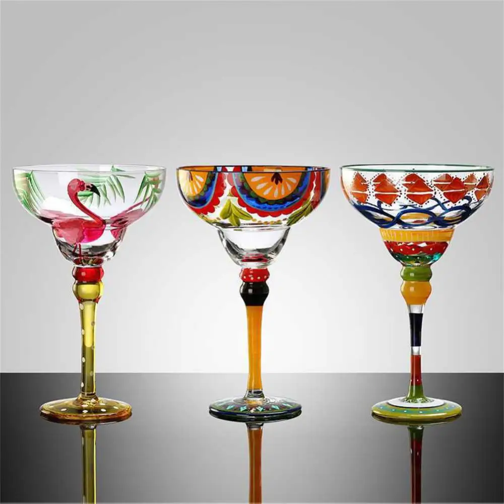 Colorful Wine Glasses Cups Cocktail Goblet Champagne Cup Glasses Bar Party Home DrinkWare Wedding Gifts Kitchen Accessories NEW - Image 4