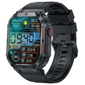 K57PRO call smart watch 1.96 inch IPS square screen all day heart rate monitoring blood pressure blood oxygen super long standby