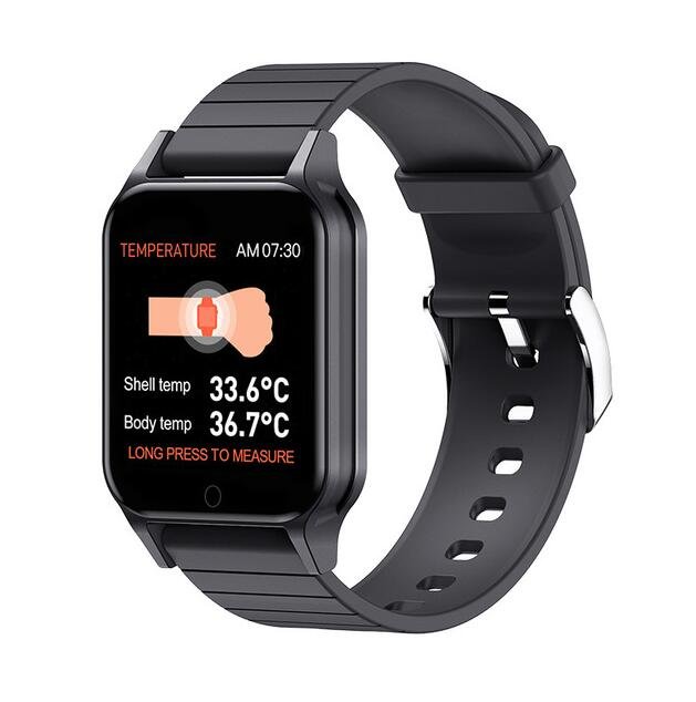 Body Temperature Smart Watch T96 Heart Rate Blood Pressure Fitness Tracker Bluetooth Smart Bracelet - Image 7