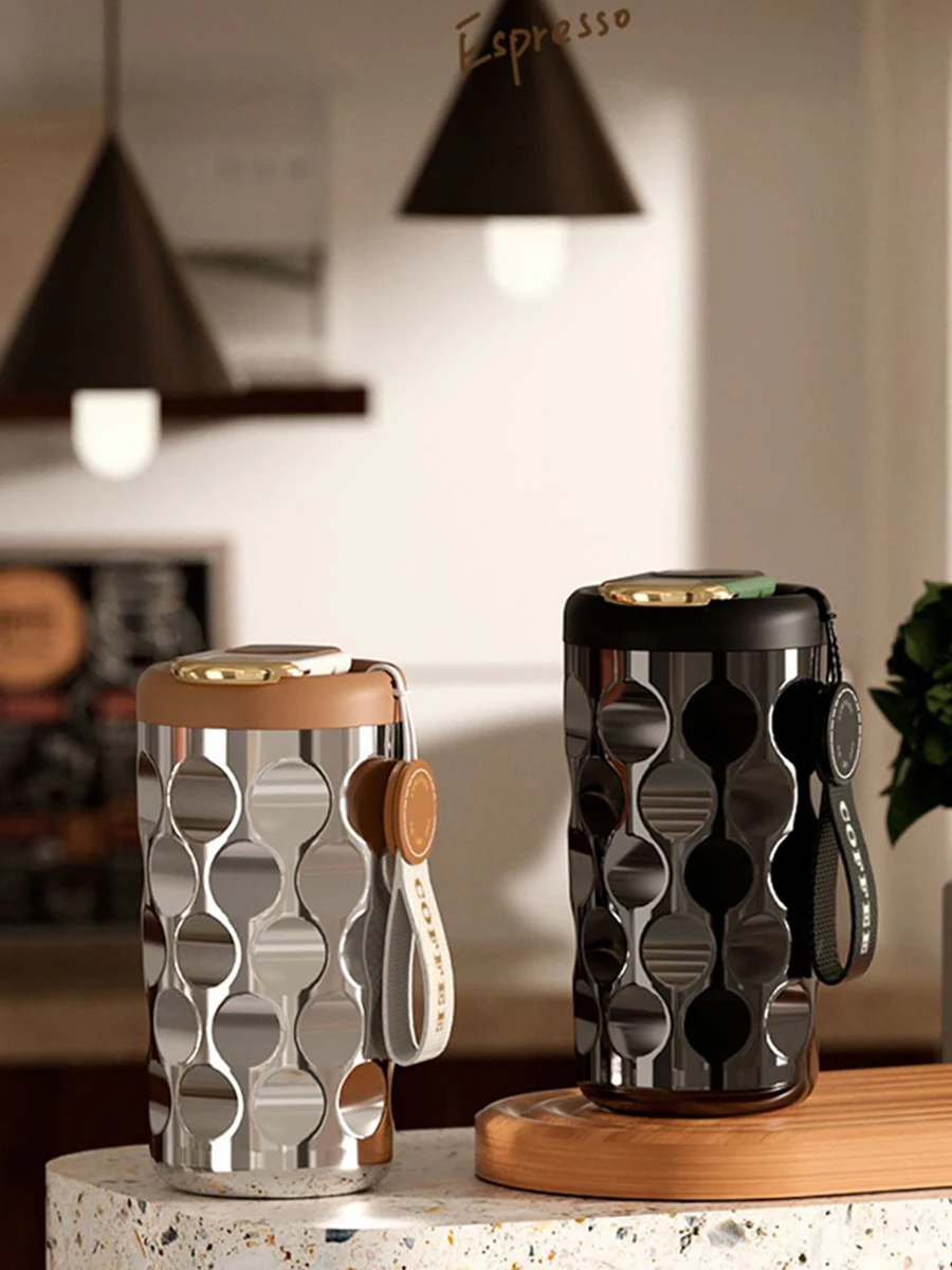 LED temperature display insulated cup 316 stainless steel cup intelligent coffee insulated bottle 410ml vacuum bottle coffee cup - Image 3