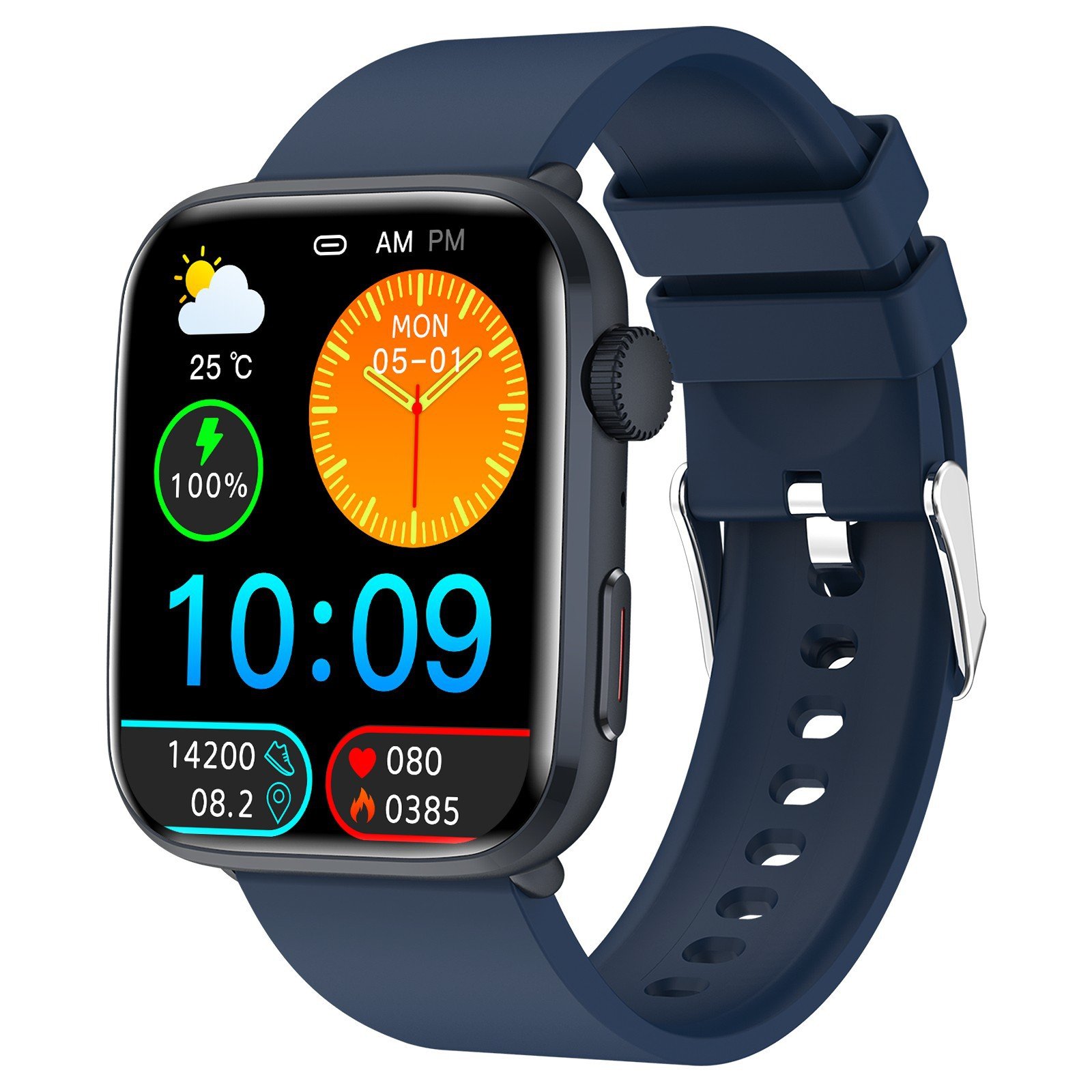 T92 smartwatch Bluetooth call heart rate blood oxygen body temperature health monitoring sports waterproof - Image 5