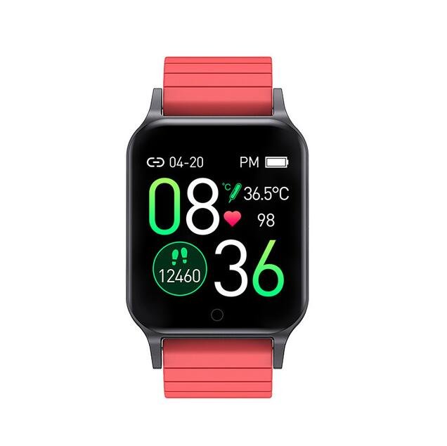Body Temperature Smart Watch T96 Heart Rate Blood Pressure Fitness Tracker Bluetooth Smart Bracelet - Image 8