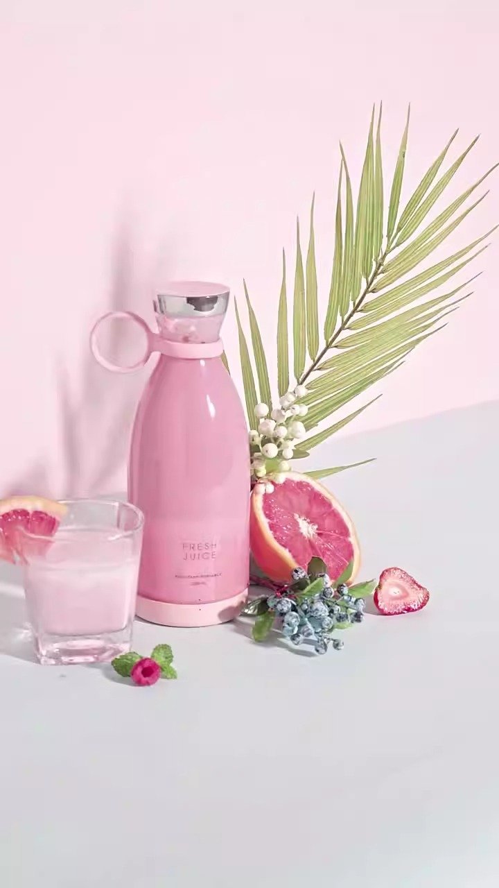 Home portable electric juice cup with large capacity, wireless portable USB juice machine handheld - Image 9