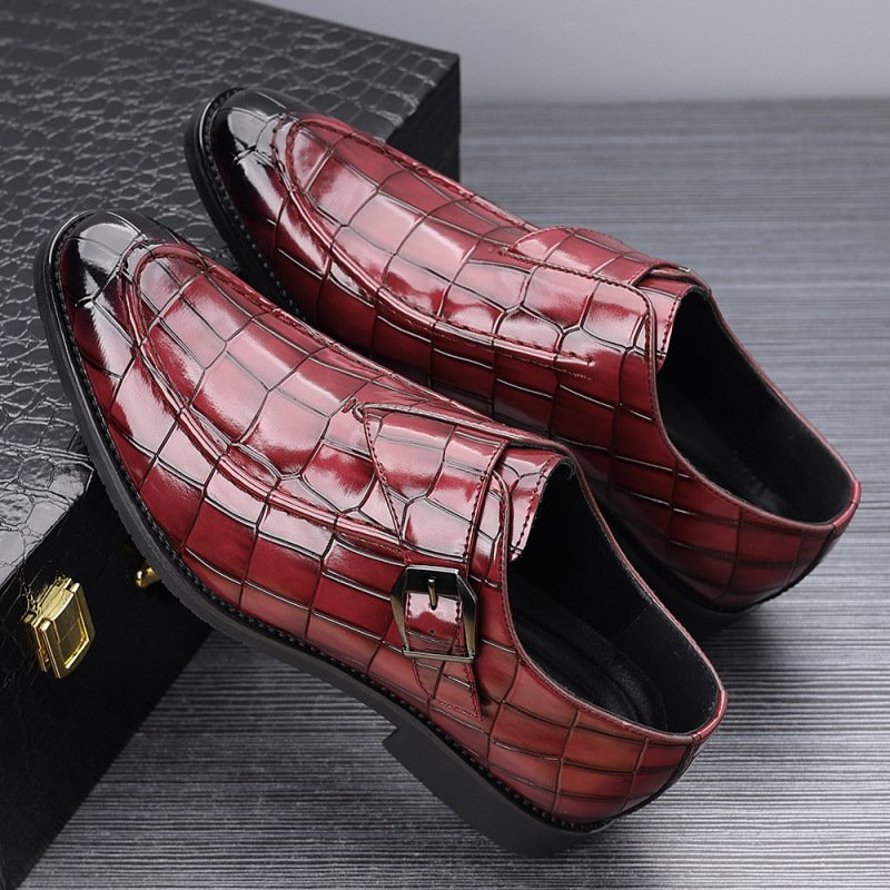 British Derby Shoes Business Formal Wear Men's Bridegroom Wedding - Image 3