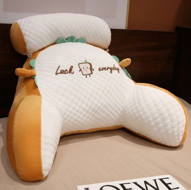 Sofa Fluffy Cushion Luncheon Pillow Triangle Reading Cushion Bedside Soft Large Backrest Lumbar Cushion Office Chair Cushion - Image 3