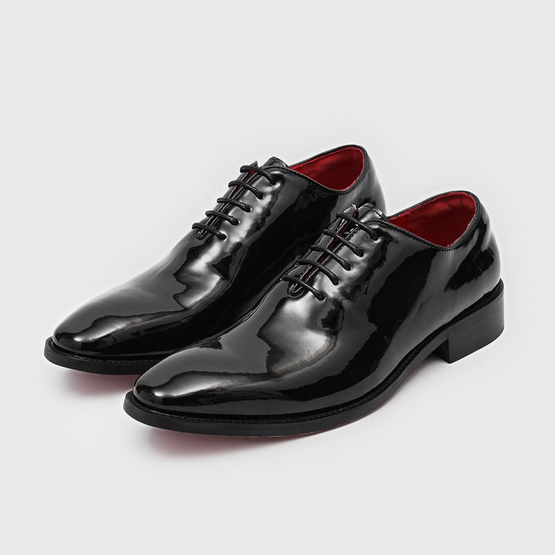 Casual Commuter Formal Red-soled Glossy British-style Business Shoes - Image 2