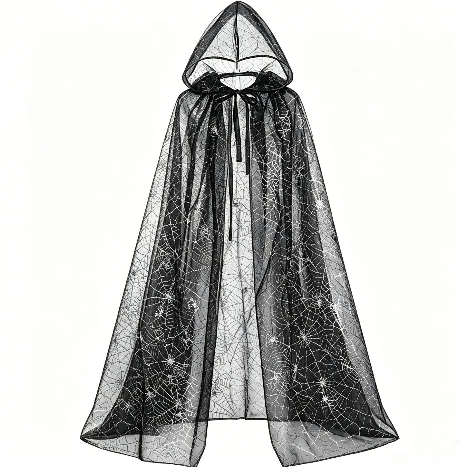Lightweight Gauzy Cardigan Cloak Semi-transparent Long - Image 7