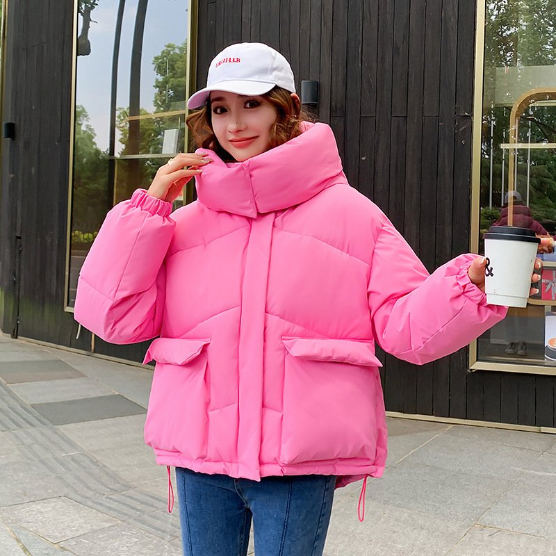 Women's Short, Loose-fit Casual Cotton Jacket With Large Pockets - Image 10