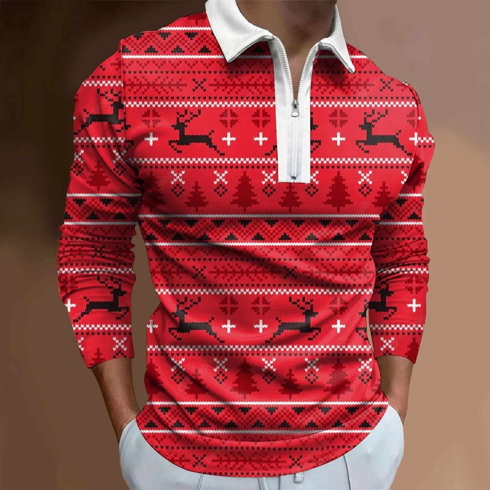 Casual Long-sleeve Men's Digital 3D Print - Image 7
