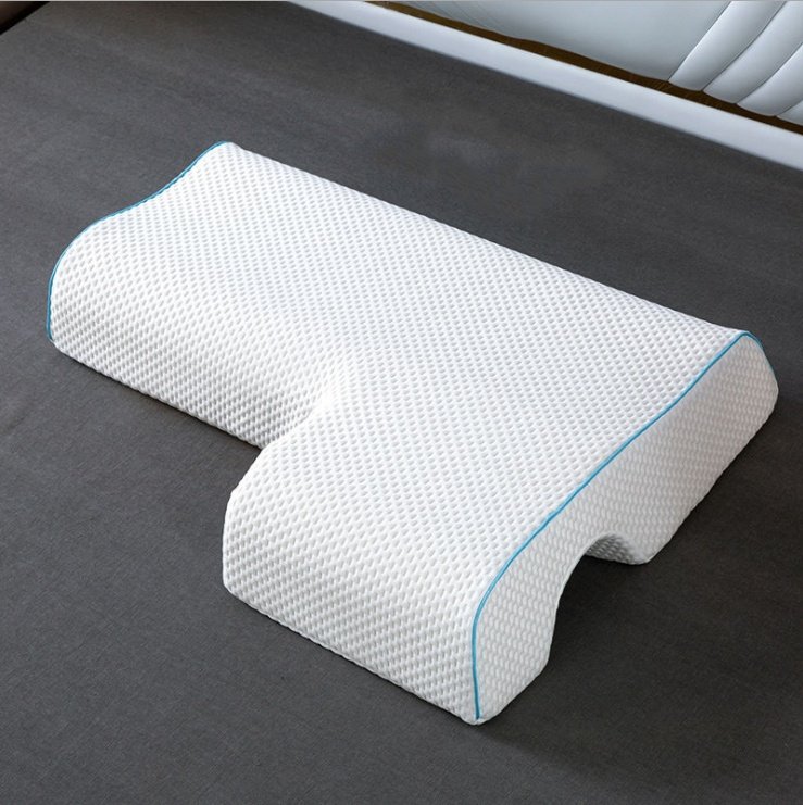 Couples Pillow Arched Cuddle Pillow With Slow Rebound Memory Foam For Arm Rest Hand Pillow - Image 7