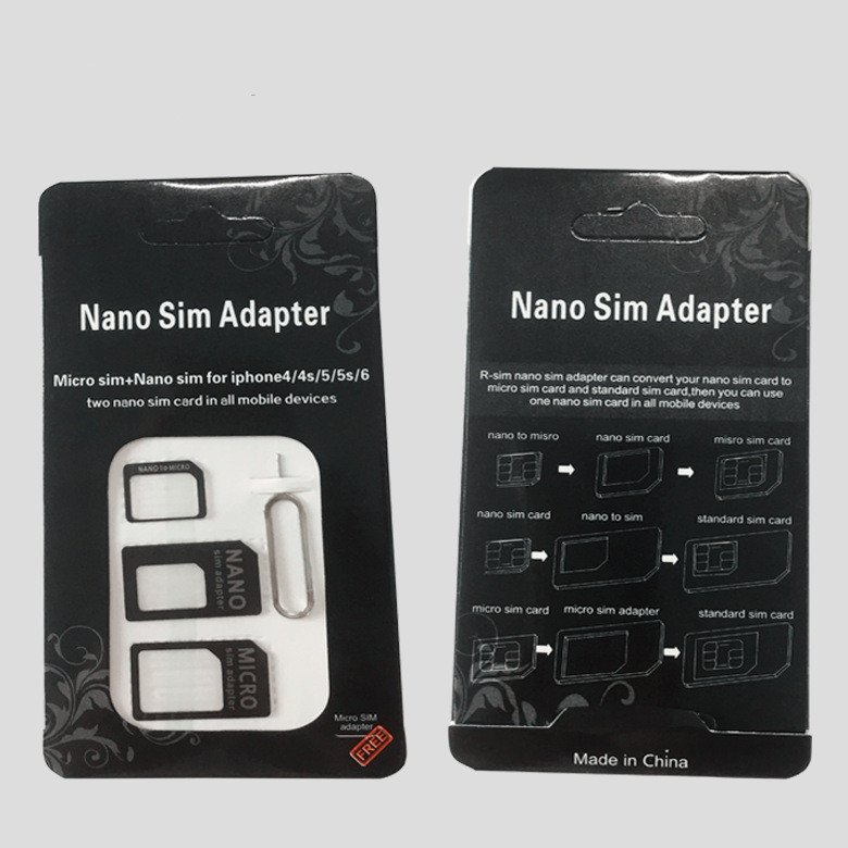 SIM Card Pin Recovery Card Mobile Phone Card Sleeve Four-in-one Conversion Card - Image 2