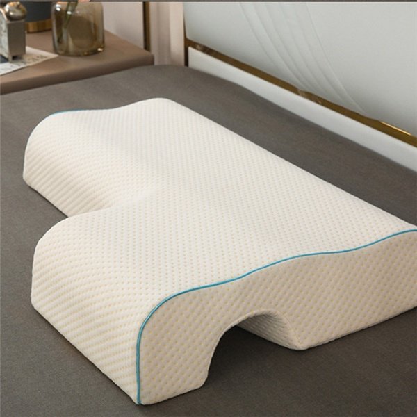 Couples Pillow Arched Cuddle Pillow With Slow Rebound Memory Foam For Arm Rest Hand Pillow - Image 4