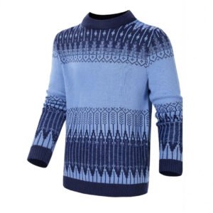 Fashion Men's Crew-neck Knitted Pullover Top