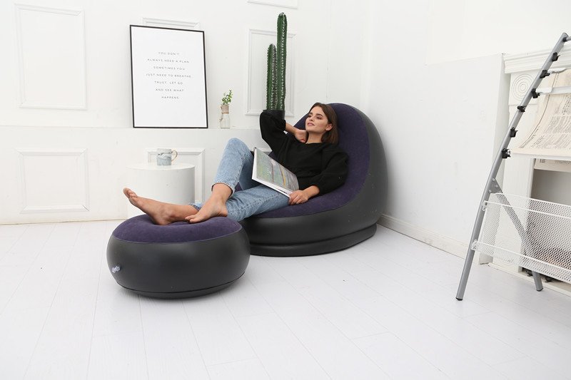 Lazy Bean Bag with Inflatable Folding Sofa - Image 5