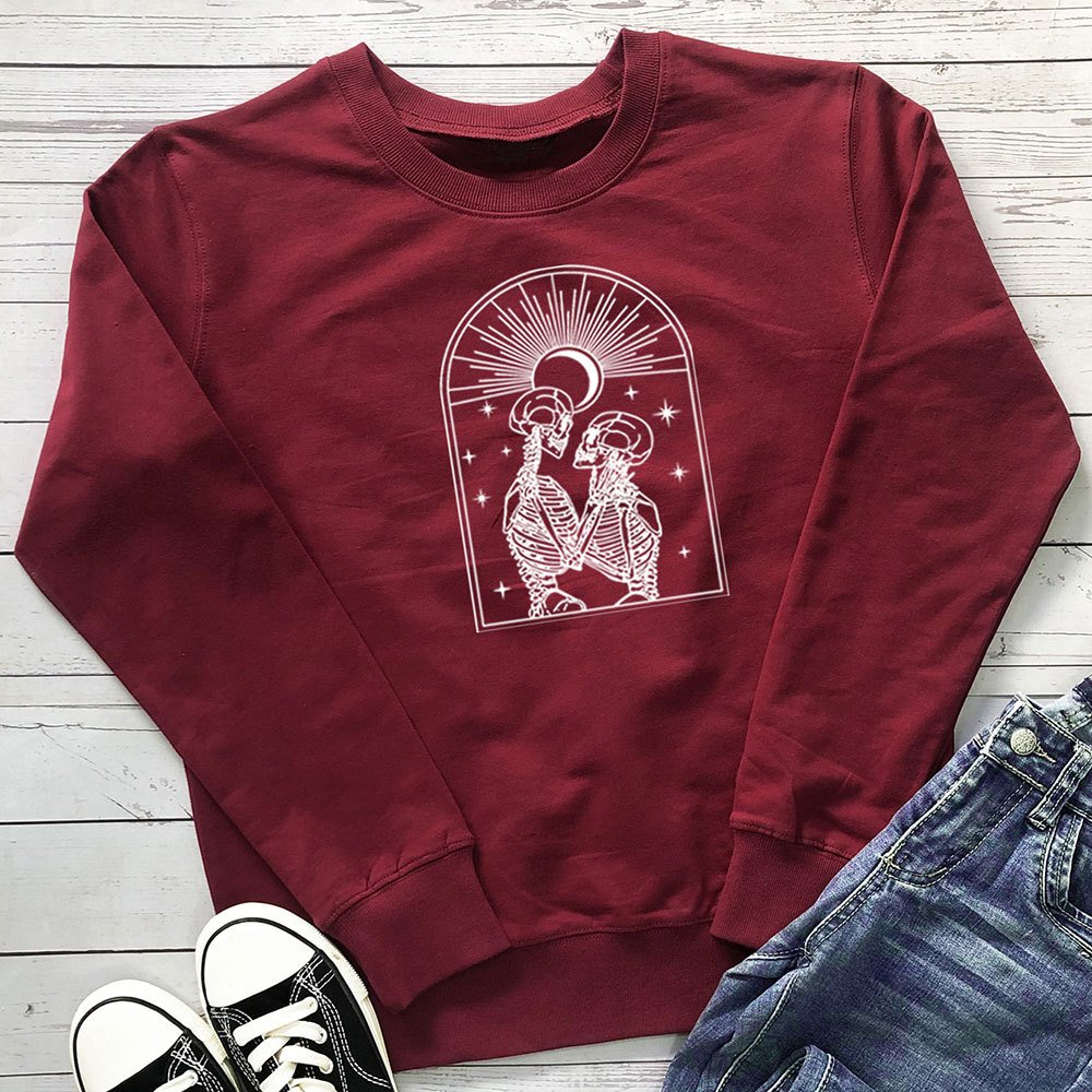 Skull eye print hoodie - Image 7