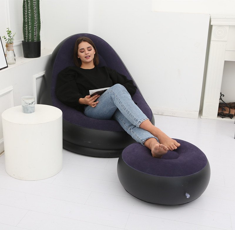 Lazy Bean Bag with Inflatable Folding Sofa - Image 6