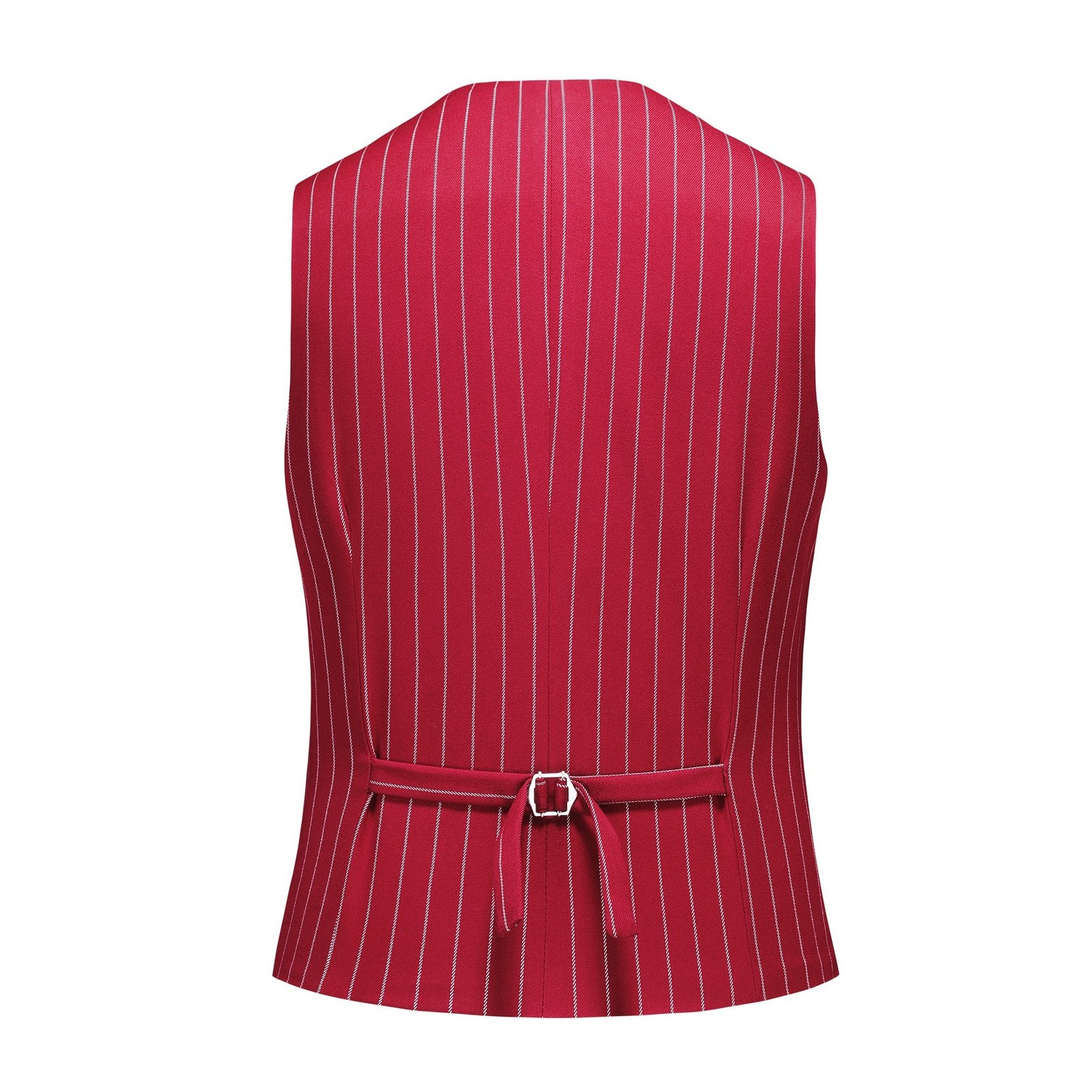 Men's Striped Suit Set Plus-size Three-piece Suit - Image 5