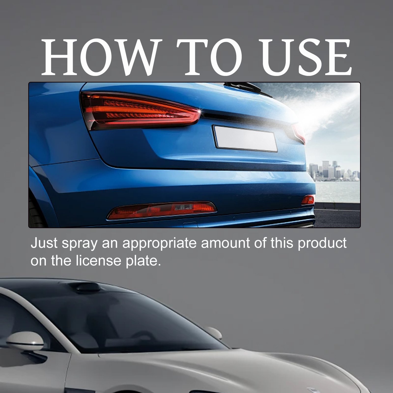 Homonth Invisible License Plate Spray, Long-Lasting And Effective Transparent Coating Invisible Defense License Plate Spray For Vehicles - Image 5