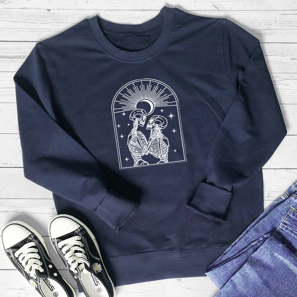 Skull eye print hoodie - Image 8