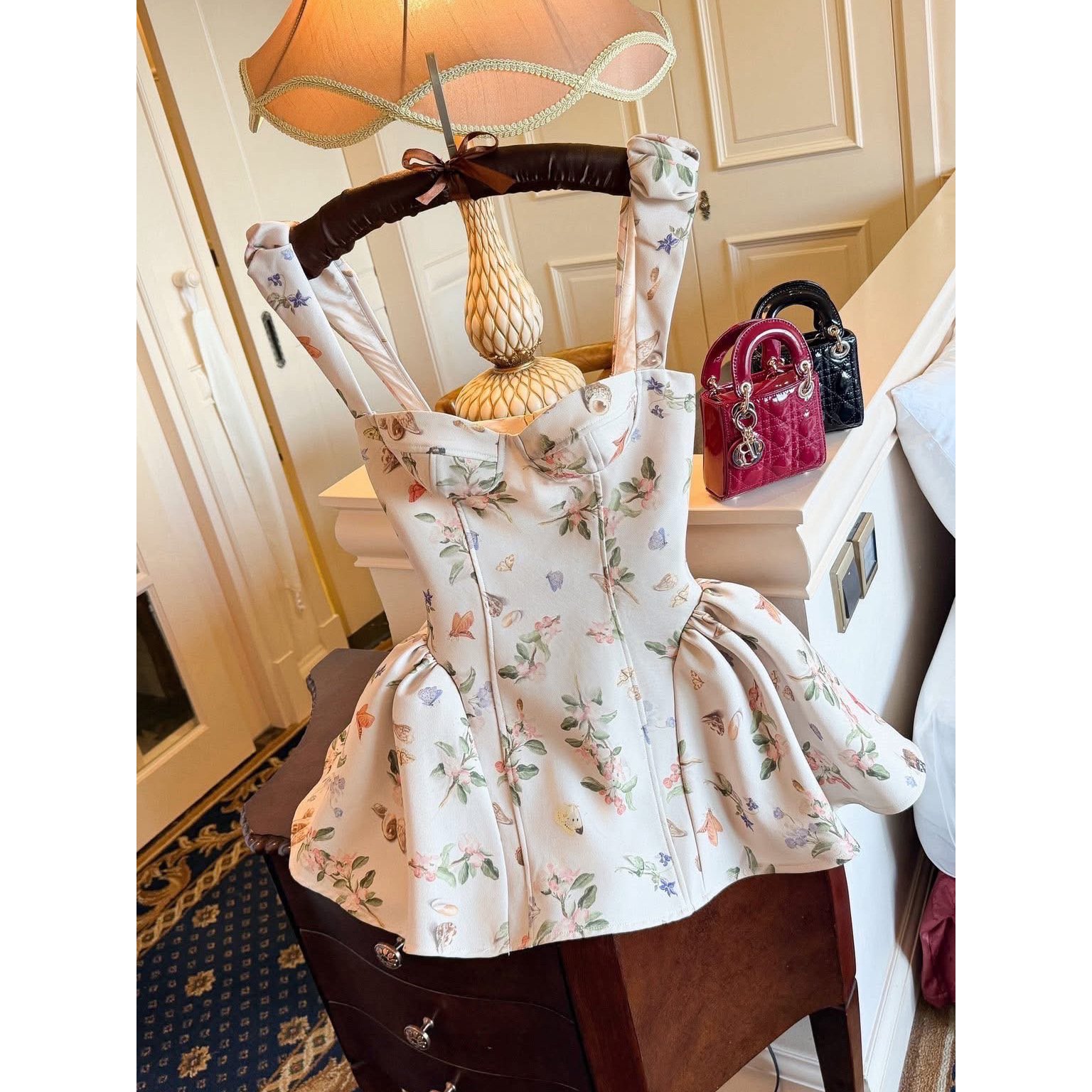 Women's French-style Beautiful Printed Dress - Image 2
