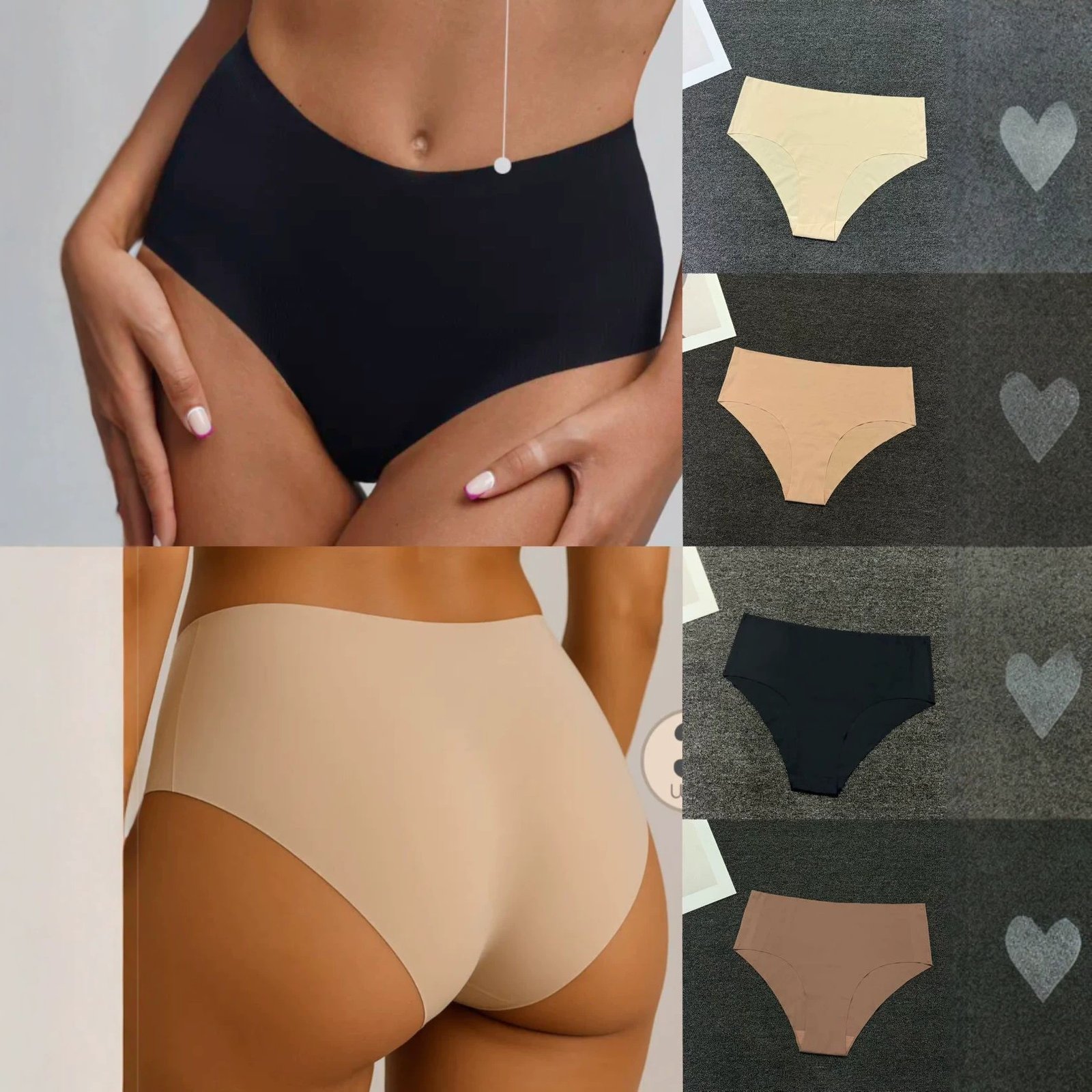 Seamless Triangular Sexy High-waist Butt-lifting Slimming Breathable Panties - Image 3