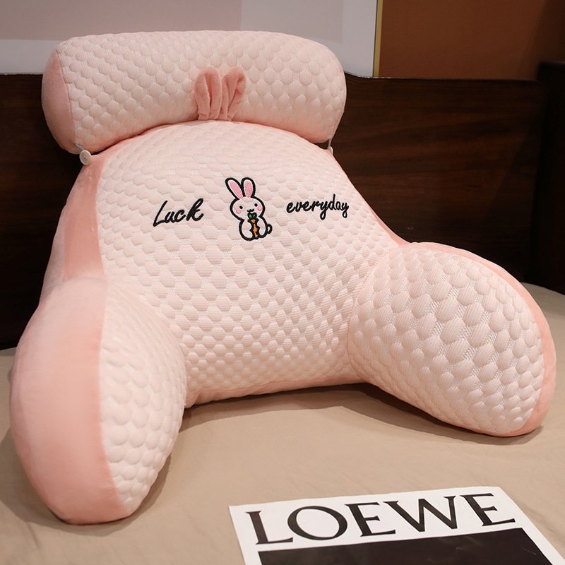 Sofa Fluffy Cushion Luncheon Pillow Triangle Reading Cushion Bedside Soft Large Backrest Lumbar Cushion Office Chair Cushion - Image 6