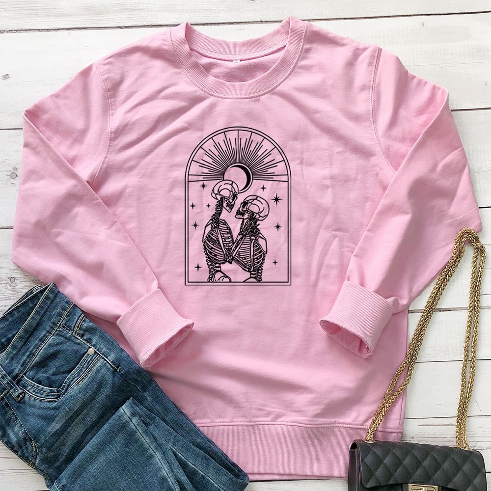 Skull eye print hoodie - Image 6