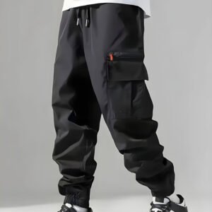 Men's Casual Pants With Pockets And A Drawstring