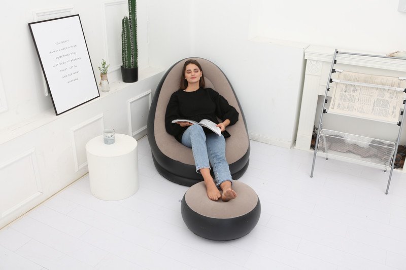 Lazy Bean Bag with Inflatable Folding Sofa - Image 9